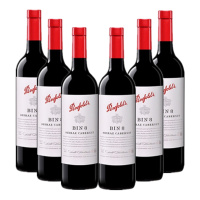 Penfolds 奔富 BIN8 赤霞珠西拉子干红葡萄酒 木塞 750ml 6瓶装